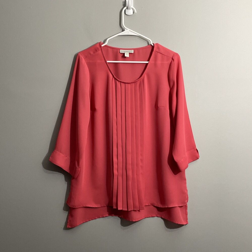 Dana Buchman Women’s Medium Long Sleeve Blouse Soft Lightweight Casual